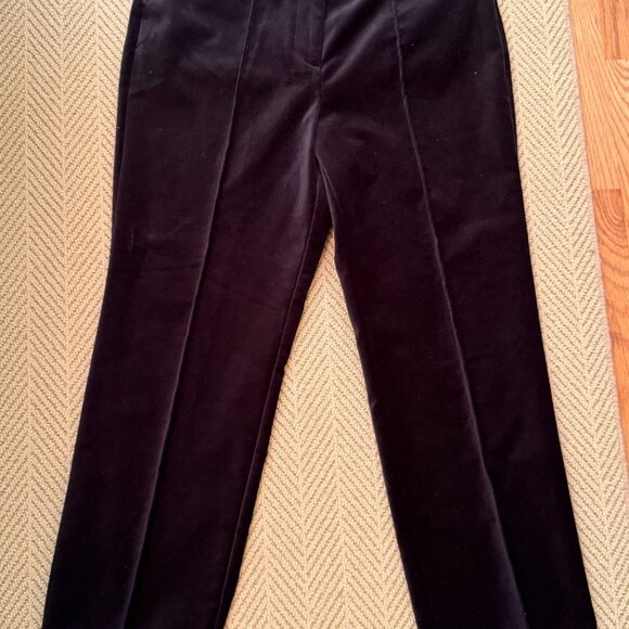LOFT Petite Velvet Straight Leg Dress Pants – 10P – NWT - Picture 3 of 6